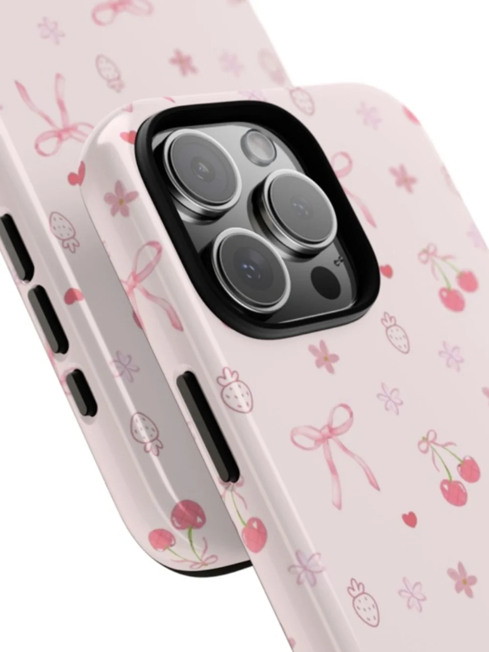 Cherry Bows Cute Phone Case for IPhone and Samsung